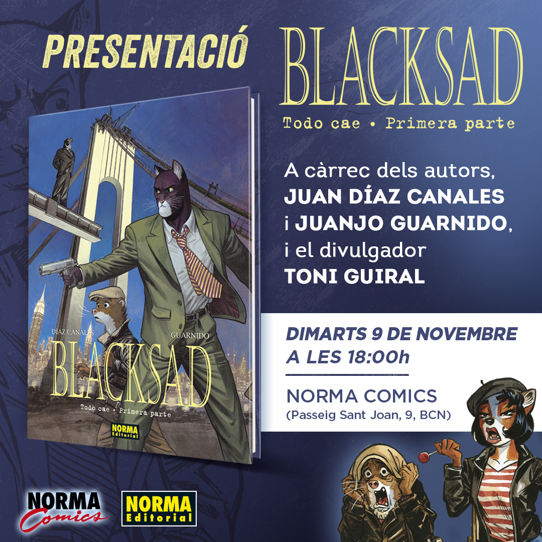 Presentación de Blacksad, Todo Cae